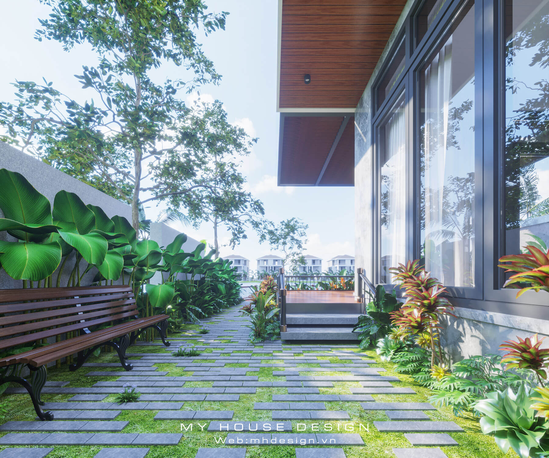 thiết kế kiến trúc biệt thự nhà ở