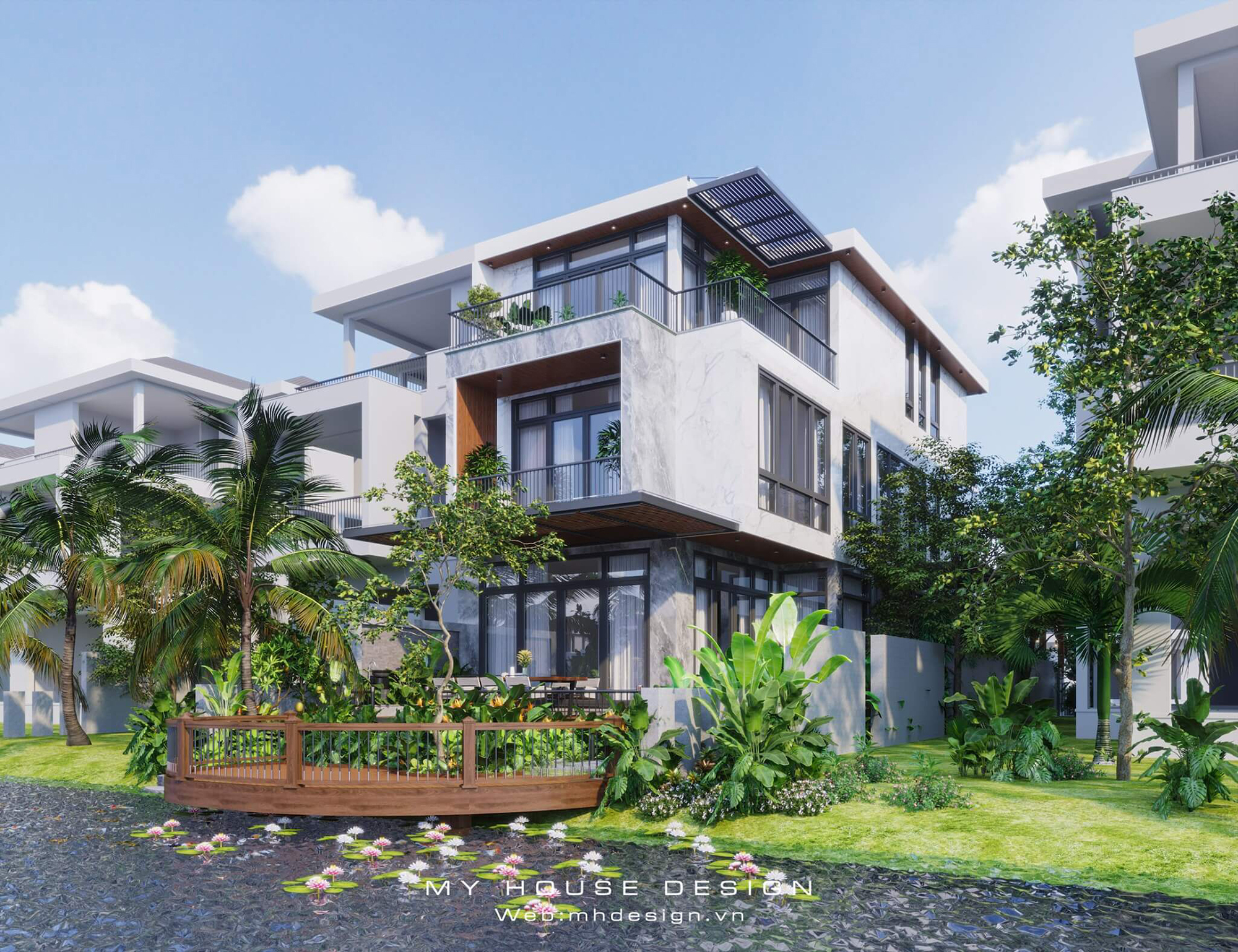 Thiết kế kiến trúc biệt thự